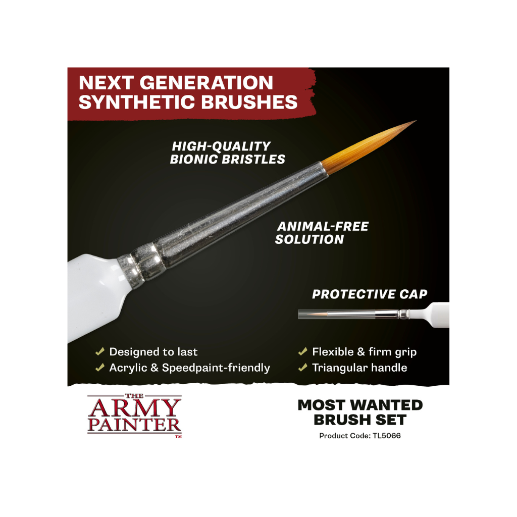 Most Wanted Brush Set Army Painter Pinsel