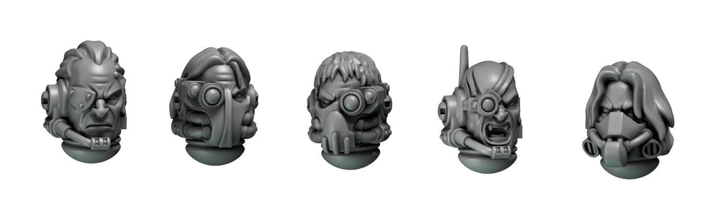5x Kopf F Crimson Lords