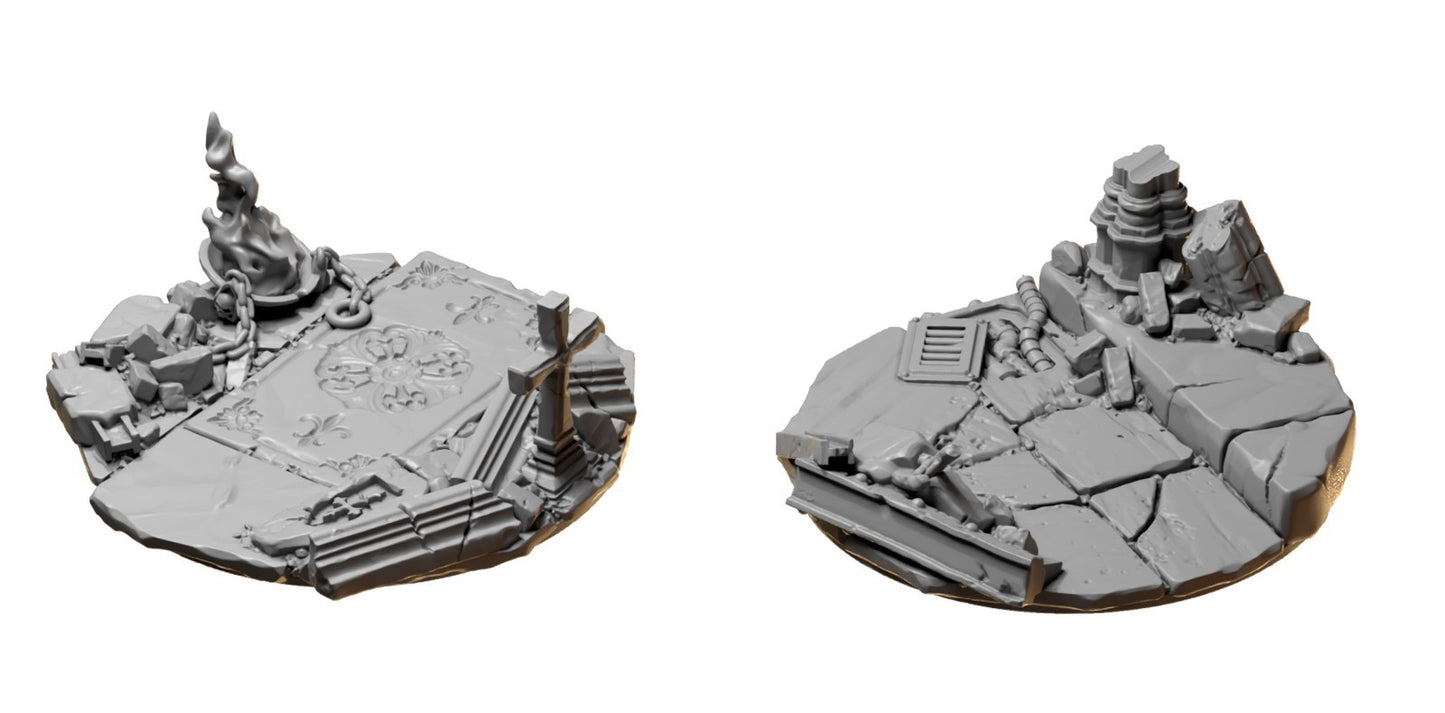 2x 50mm Topper Baseaufsatz Eternal Pilgrims