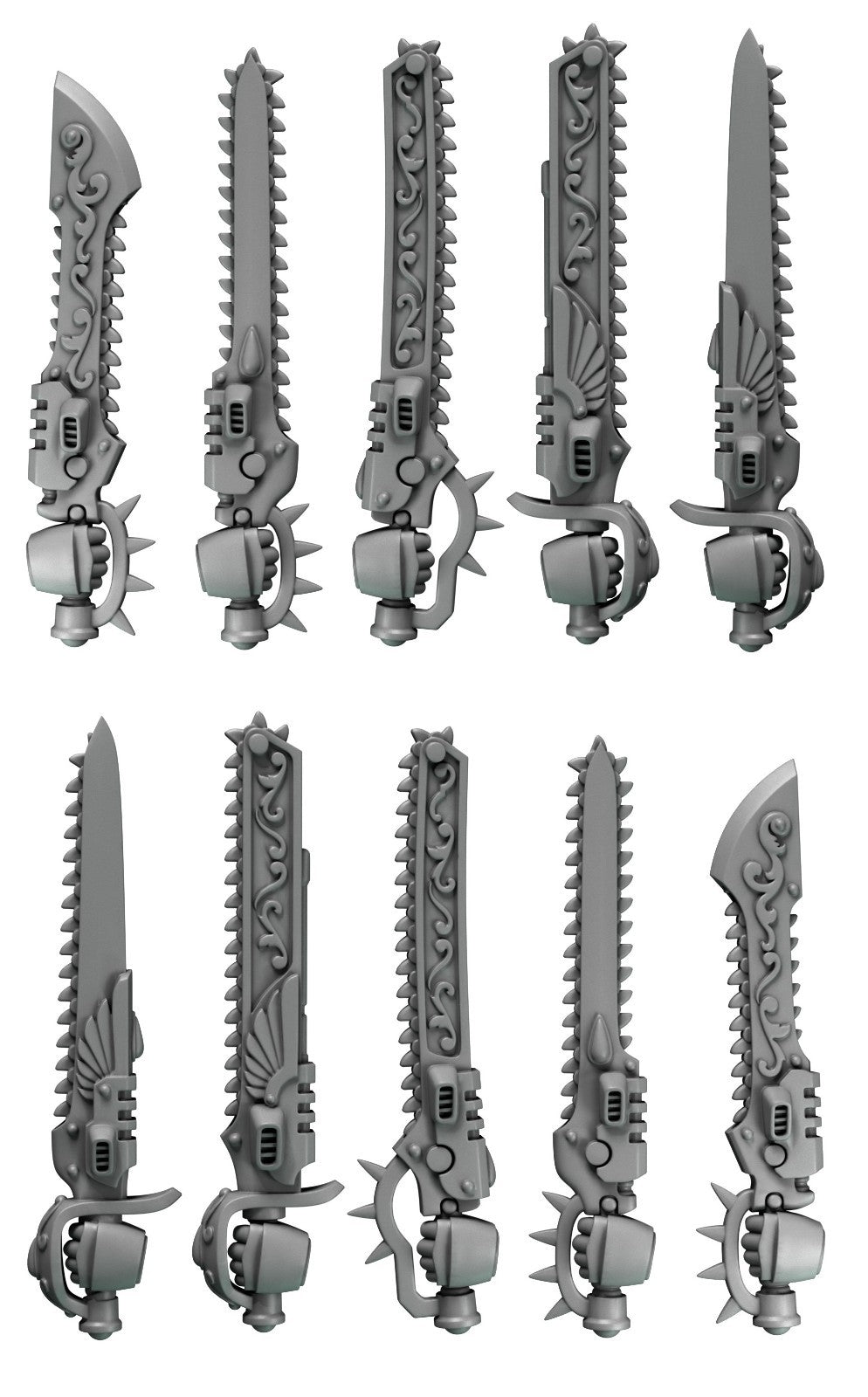10x Sägeschwert Crimson Lords