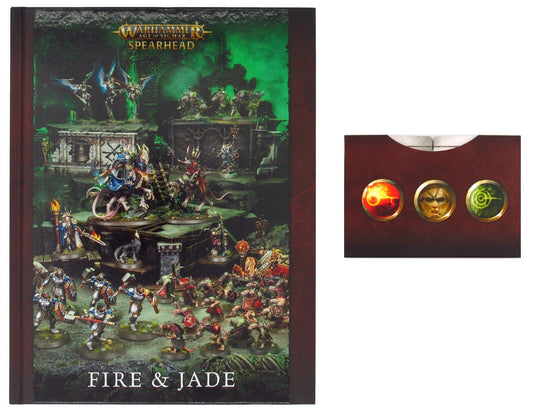 Buch & Karten Speerspitze Flamme & Jade (Englisch)