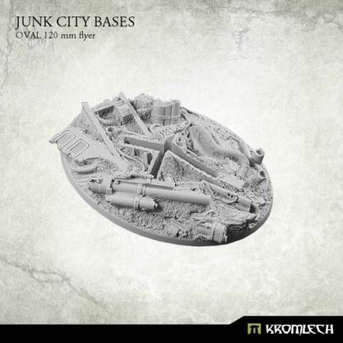 Junk City Bases, Oval 120mm (flyer) Kromlech KRRB045