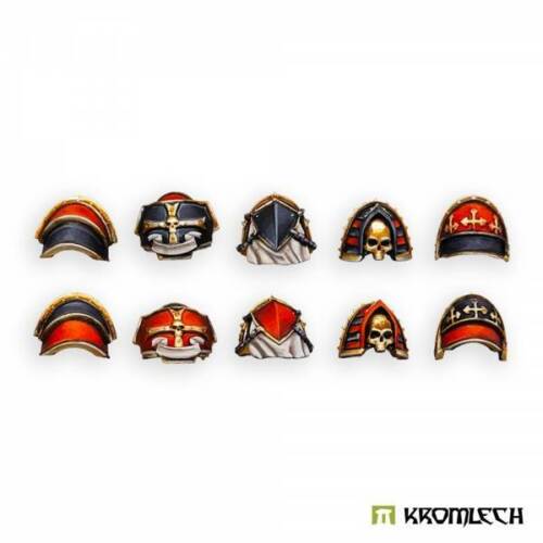 10x Imperial Crusaders Shoulder Pads Kromlech Bitz KRCB296