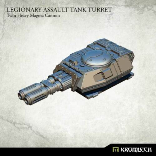 Legionary Assault Tank Turret: Twin Heavy Magma Cannon Kromlech Bitz KRVB045