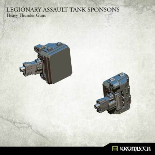 1x Legionary Assault Tank Sponsons: Heavy Thunder Guns Kromlech Bitz KRVB038