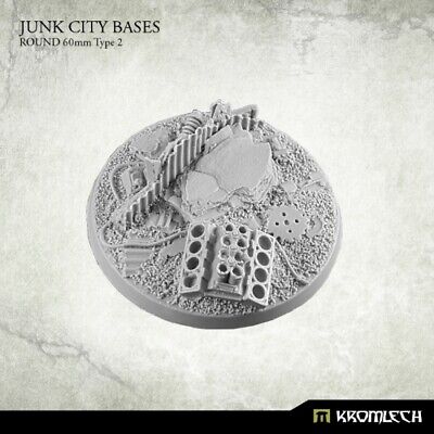 1x Junk City Round 60 mm Base Type 2 Kromlech Bitz KRRB042