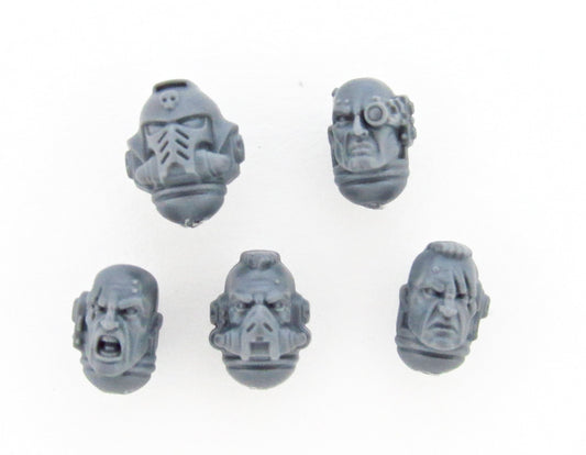 5x Kopf/Helm Primaris Intercessors B1945