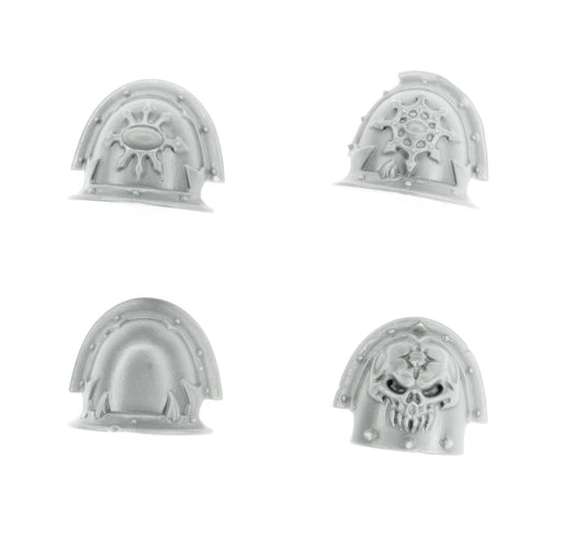 4x Shoulder Pad Chaos Space Marines Legionaries B2188