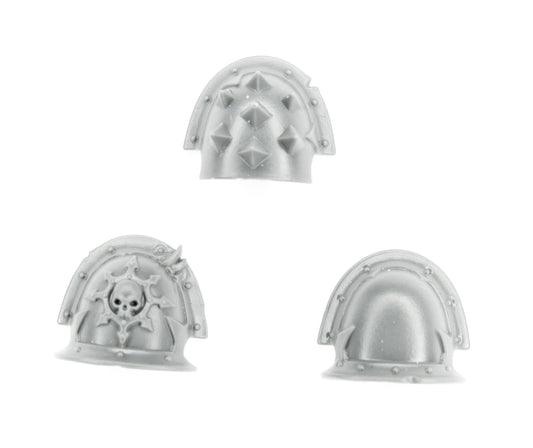 3x Shoulder Pad Chaos Space Marines Legionaries B2189