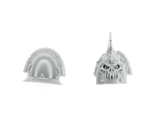 2x Shoulder Pad Chaos Space Marines Legionaries B2192