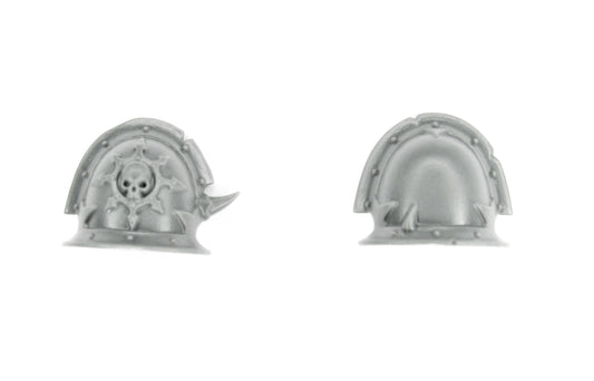 2x Shoulder Pad Chaos Space Marines Legionaries B2196