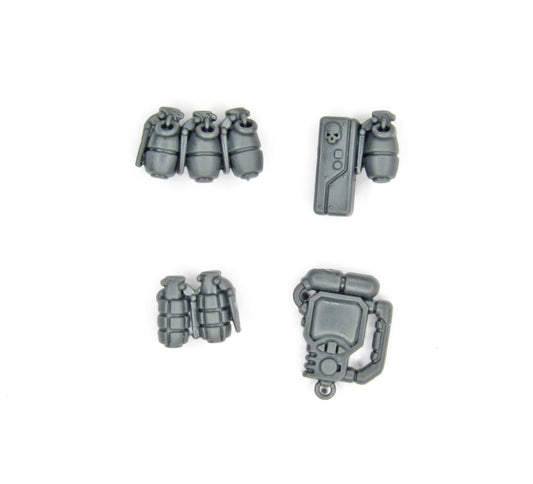 4x Zubehör Granaten Scanner Legion MKVI Tactical Squad B2332
