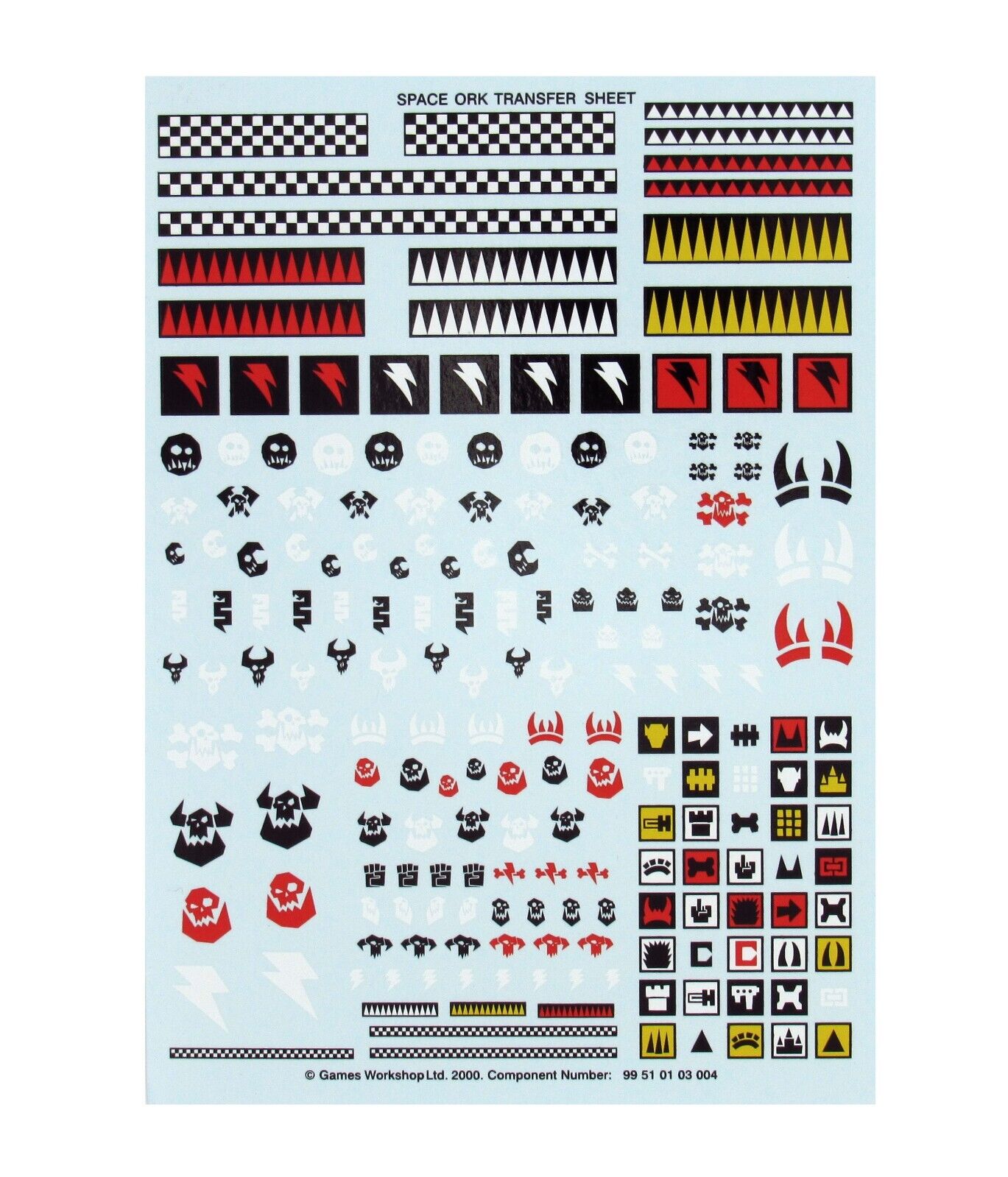 Orks Transfer Sheet / Decals