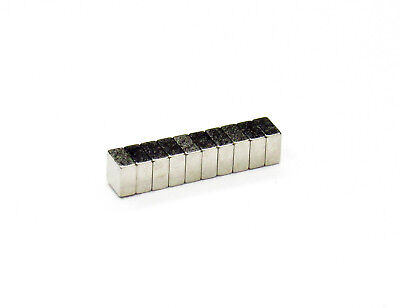 10x Neodym Magnet Quadratisch 2x2x1 mm