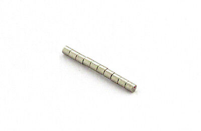10x Neodym Magnet Rund 1x1 mm