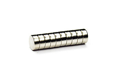 10x Neodym Magnet Rund 5x2 mm