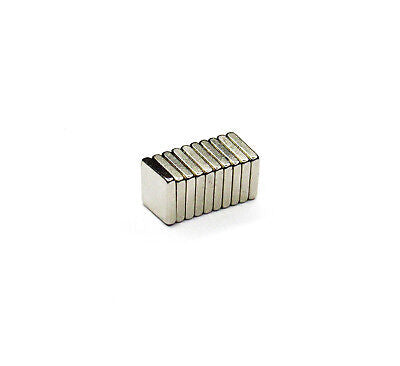 10x Neodym Magnet Quadratisch 5x5x1 mm