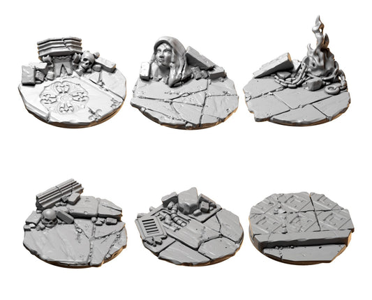 6x 32mm Topper Baseaufsatz Eternal Pilgrims