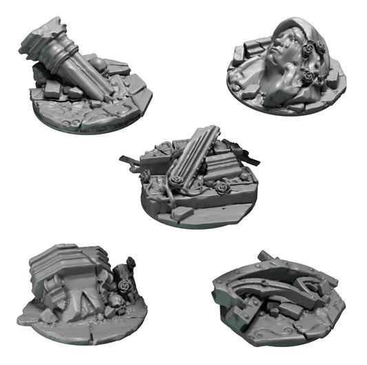 5x 32mm Jump Base Topper Crimson Lords