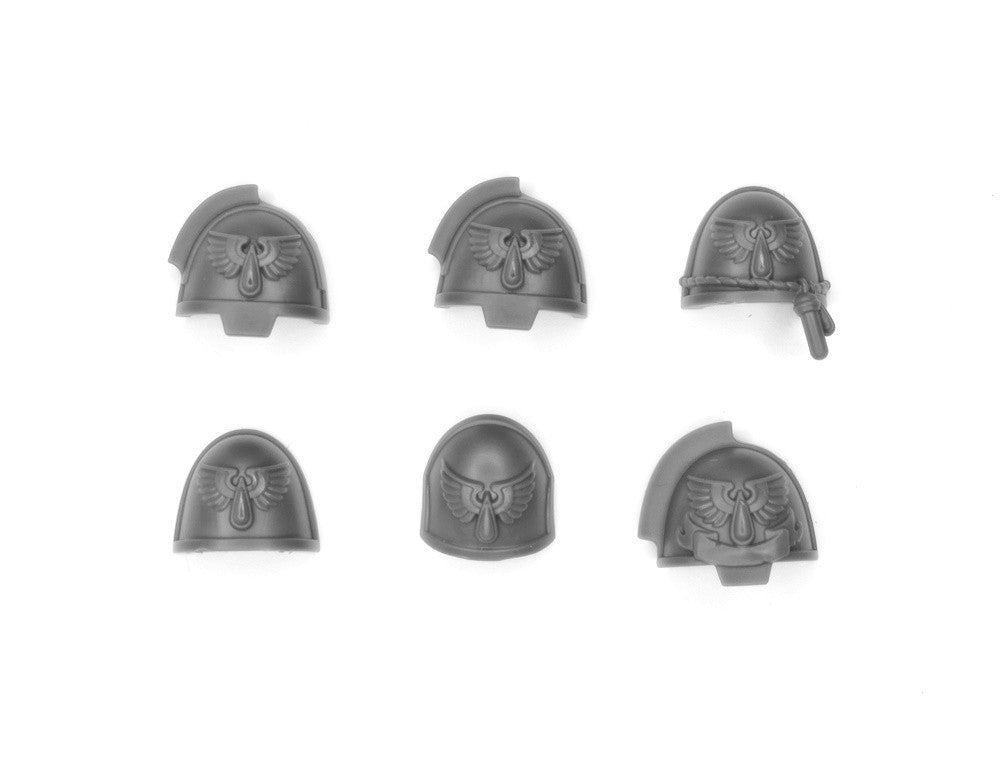 6x Schulterpanzer Blood Angels Upgradeset B3155