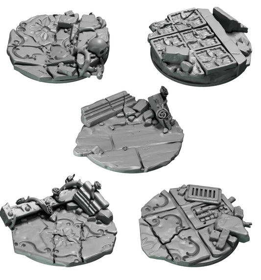 5x 32mm Base Topper Crimson Lords