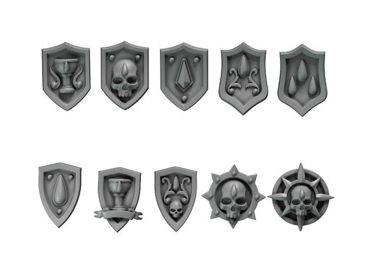 10x Schulterschild Crimson Lords
