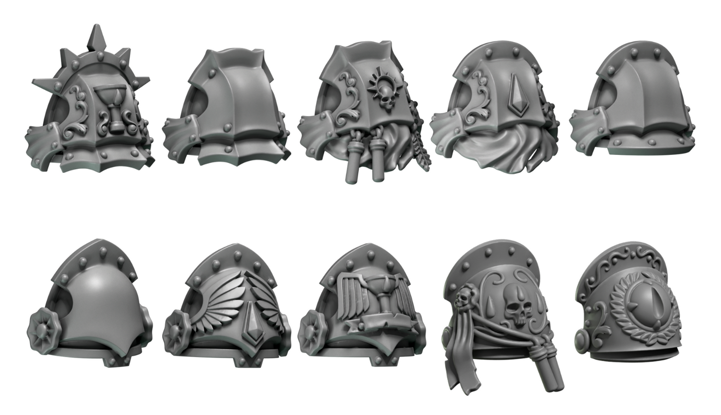 10x Schulterpanzer B Crimson Lords