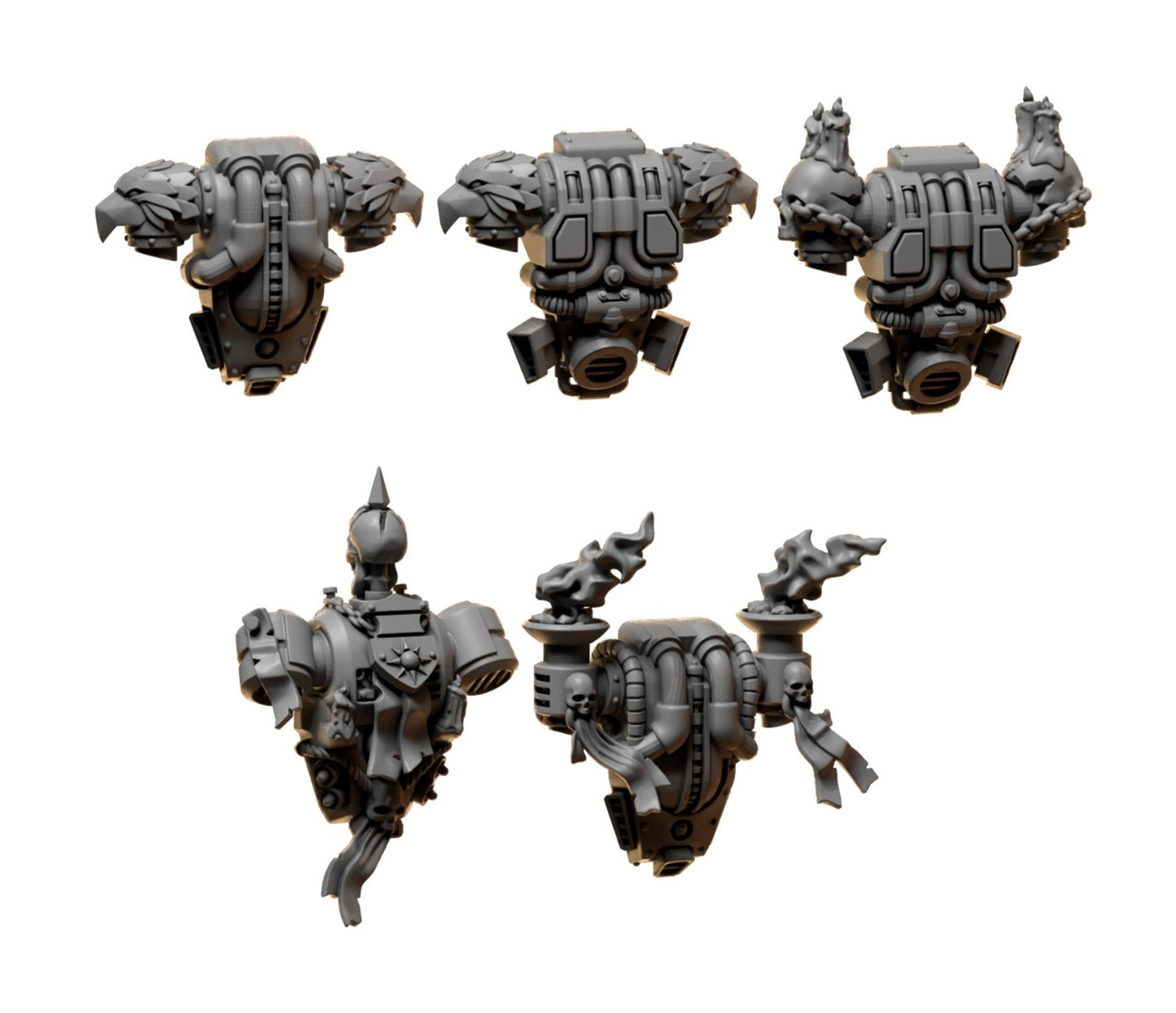 5x Rückenmodule C Eternal Pilgrims