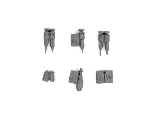 6x Zubehör Injektion Taschen Granate Tormentors Infractors B3142