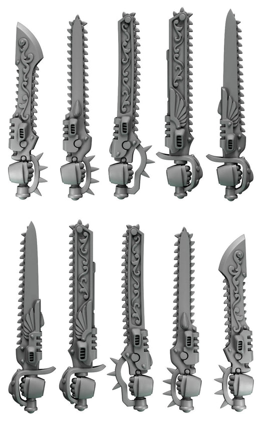 10x Sägeschwert Crimson Lords