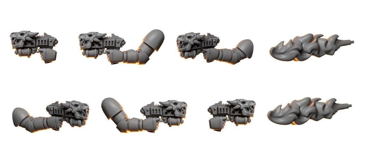 6x Flammenpistole 2x Flamme Anvil Wardens