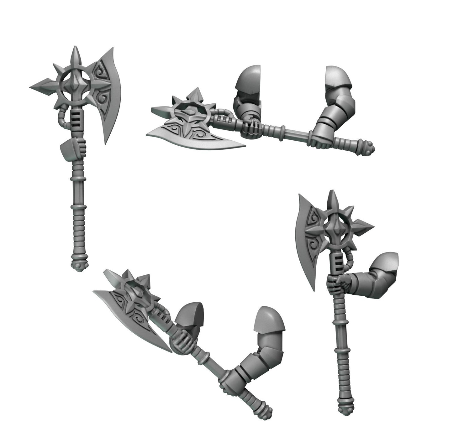 4x Zweihandaxt Crimson Lords