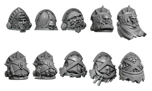 10x Schulterpanzer A Crimson Lords