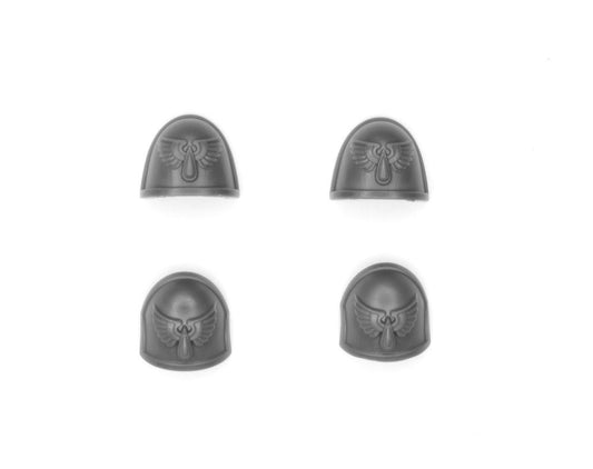 4x Schulterpanzer Blood Angels Upgradeset B3154