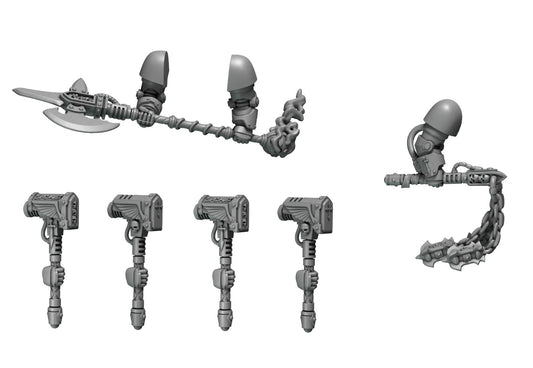 4x Hammer 1x Hellebarde 1x Flegel Eternal Pilgrims