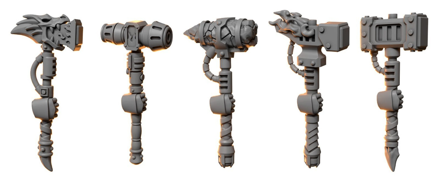 5x Hammer rechtshändig Anvil Wardens