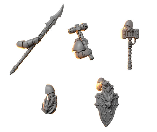 5x Heroische Posen Anvil Wardens