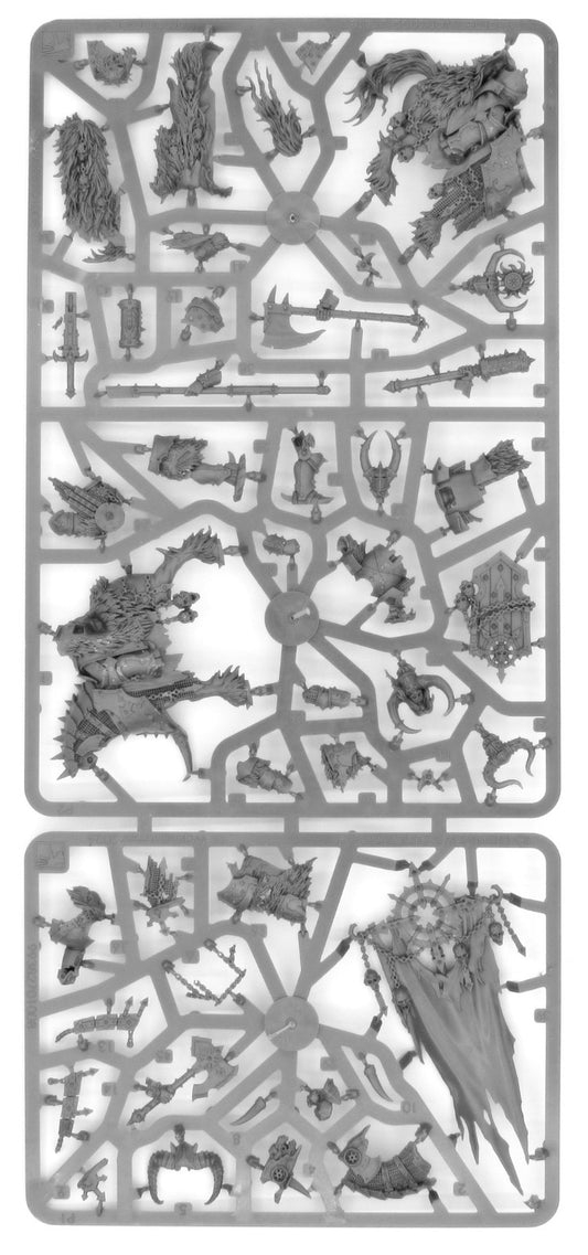 2x Aufstrebender Champion Chaos Warriors The Old World Grundset