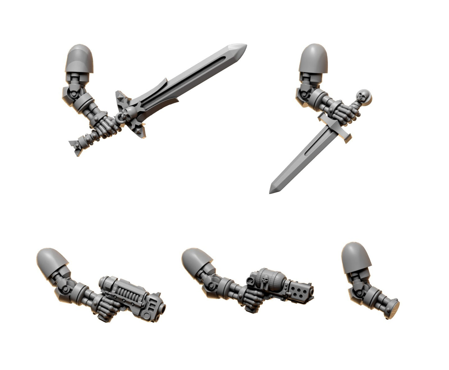 5x Bionische Arme