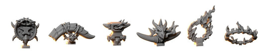 6x Aufsatz für Rückenmodule Anvil Wardens