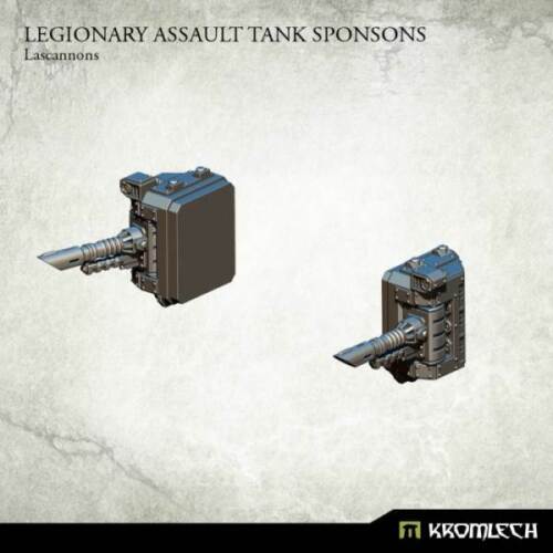Legionary Assault Tank Sponsons: Lascannons Laserkanone Kromlech Bitz KRVB039
