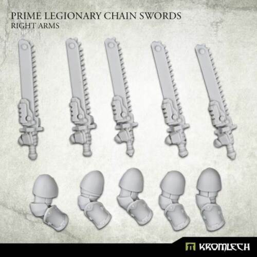 Prime Legionaries CCW Arms: Chain Swords [right] (5) Kromlech Bitz KRCB267