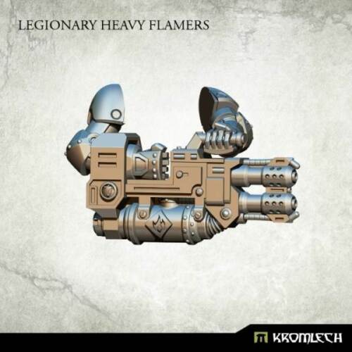3x Legionary Heavy Flamers Schwerer Flammenwerfer Kromlech Bitz KRCB152