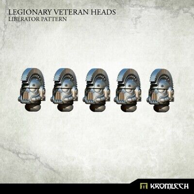 5x Legionary Veteran Heads: Liberator Pattern Kopf / Helm Kromlech Bitz KRCB208