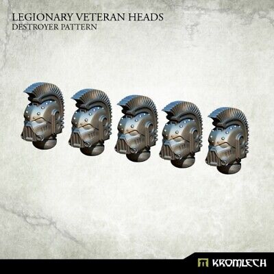5x Legionary Veteran Heads: Destroyer Pattern Kopf / Helm Kromlech Bitz KRCB196