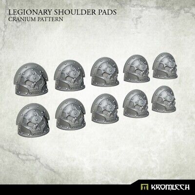 10x Legionary Shoulder Pads: Cranium Pattern Schulterpanzer Kromlech KRCB228