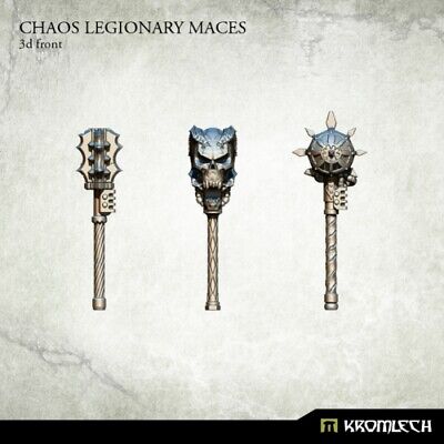 3x Chaos Legionary Maces Kromlech KRCB186