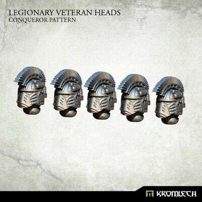 5x Legionary Veteran Heads: Conqueror Pattern Kopf / Helm Kromlech Bitz KRCB202