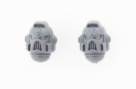 2x Kopf/Helm Deathwatch Veterans B1581