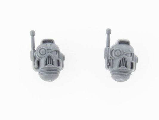 2x Kopf/Helm Deathwatch Veterans B1582